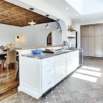 kitchen tile to wood floor transition ideas